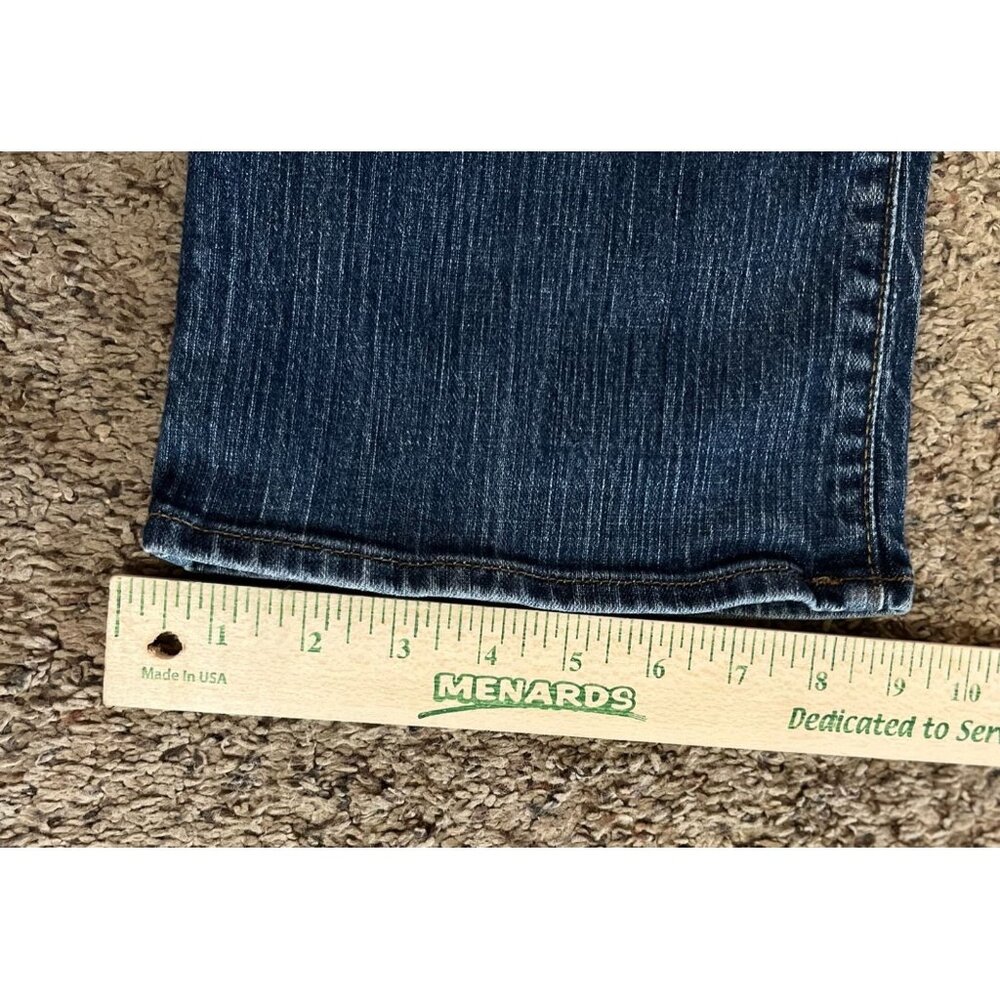 Eddie Bauer Jeans Womens 14R Blue Straight Fit Stretch Cotton Denim Used - Picture 14 of 16